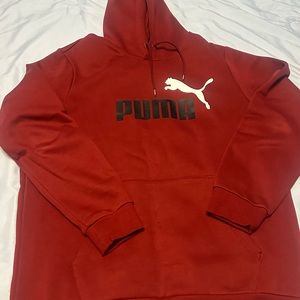 Puma Hoodie.  Burgundy.  Brand New no tags